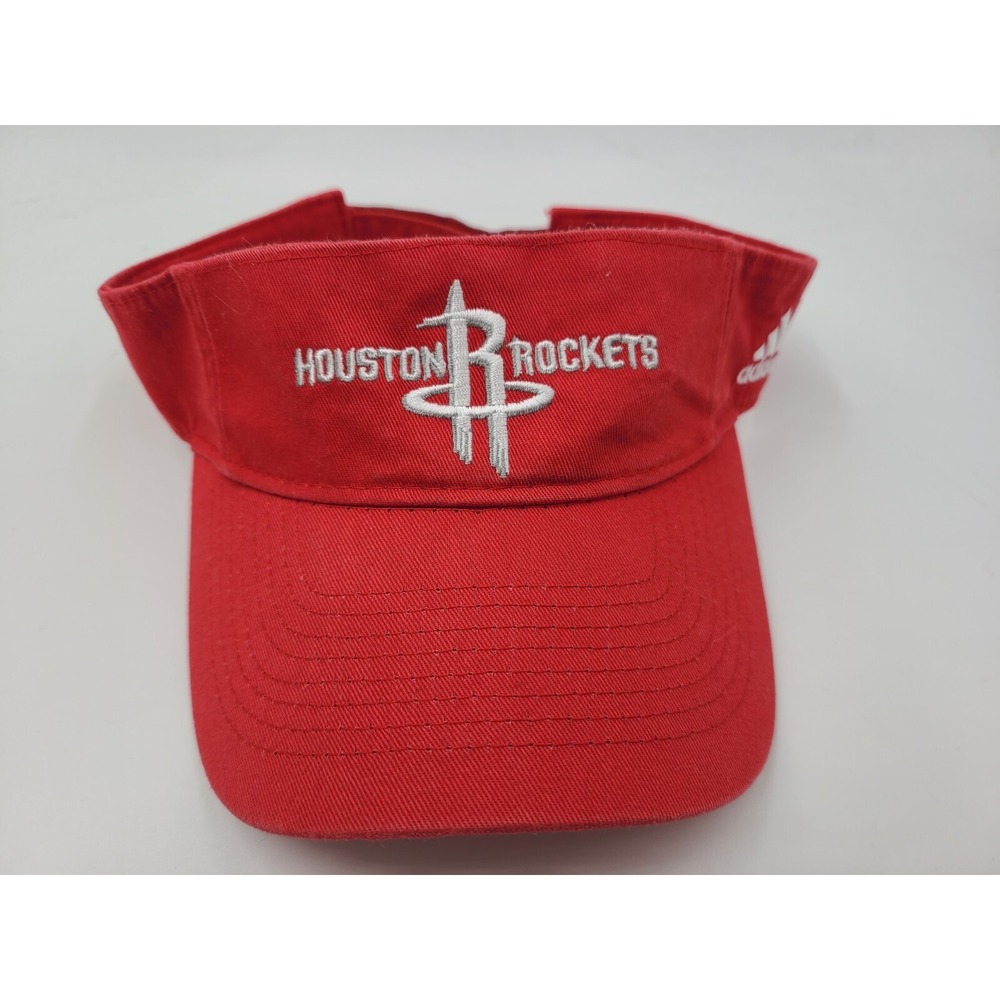 Houston Rockets Adidas Sun Golf Visor Adjustable Hat Cap‎ Men NBA Basketball Red